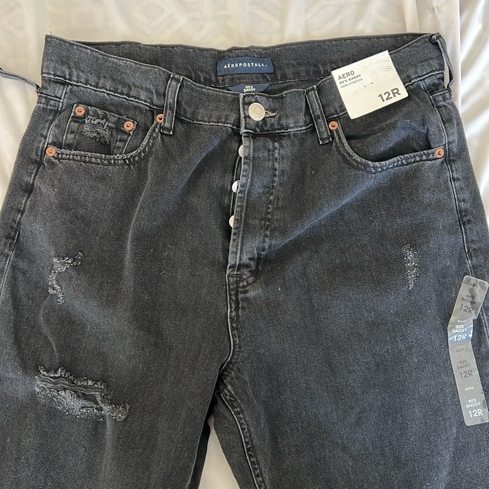Aeropostale Black Baggy 90’s Jeans